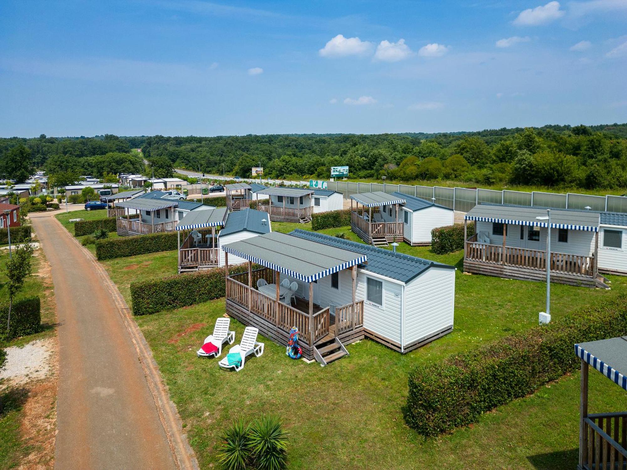 Albatross Mobile Homes On Camping Park Umag Karigador Eksteriør bilde